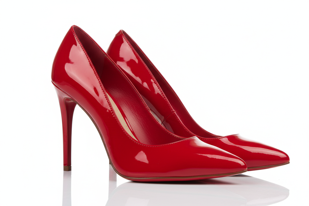 red heels different angle